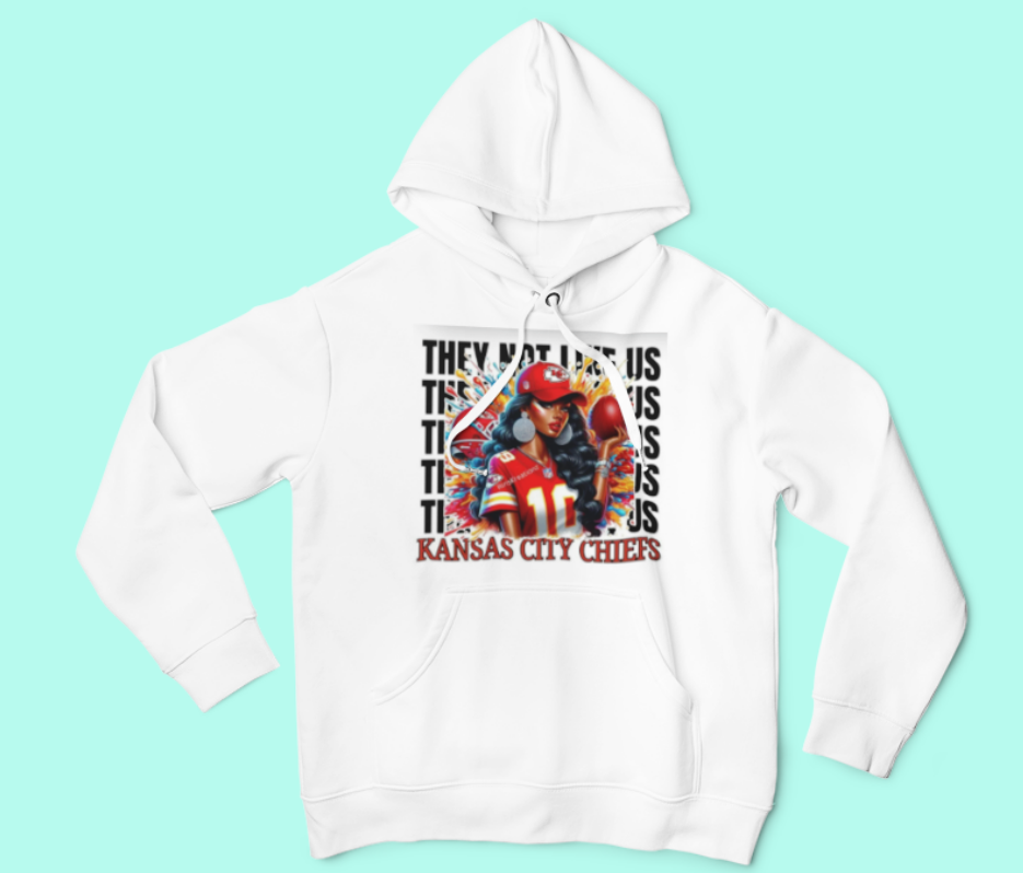 Football Hoodies SM - XL (3-5 Colors/Glitter/Metallic/Holographic/Print/Sublimation)