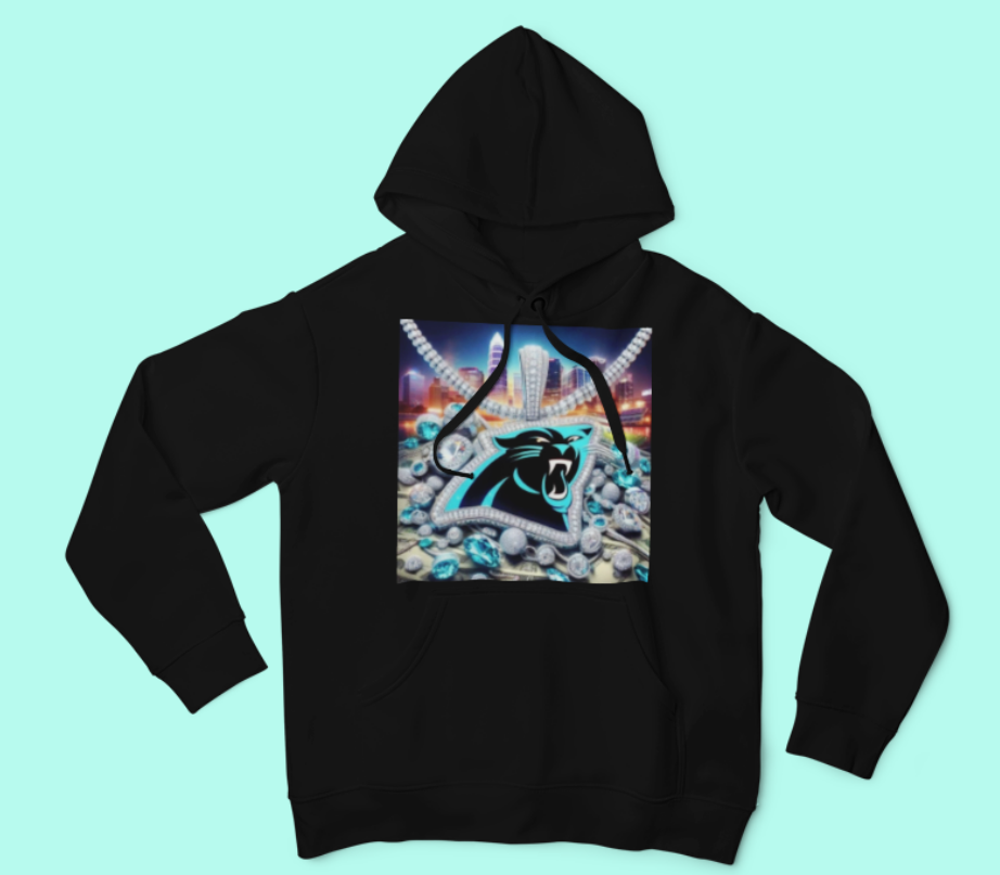 Football Hoodies SM - XL (3-5 Colors/Glitter/Metallic/Holographic/Print/Sublimation)