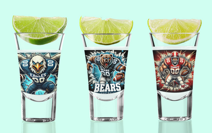 Football Shot Glass (Set of 6)