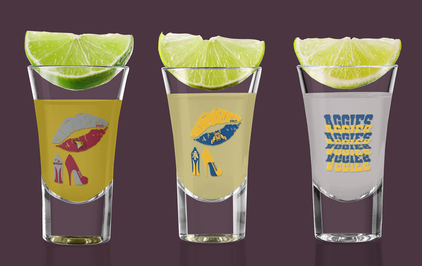 Shot Glass - HBCU (Set of 6)