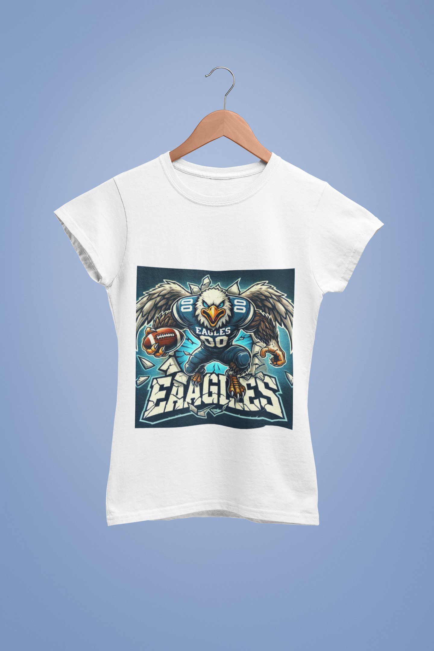 Football T-Shirts SM - XL (3-5 Colors/Glitter/Metallic/Holographic/Print/Sublimation)